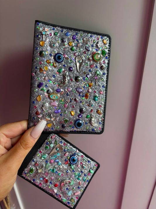 Celestial passport cover and luggage tag ✨