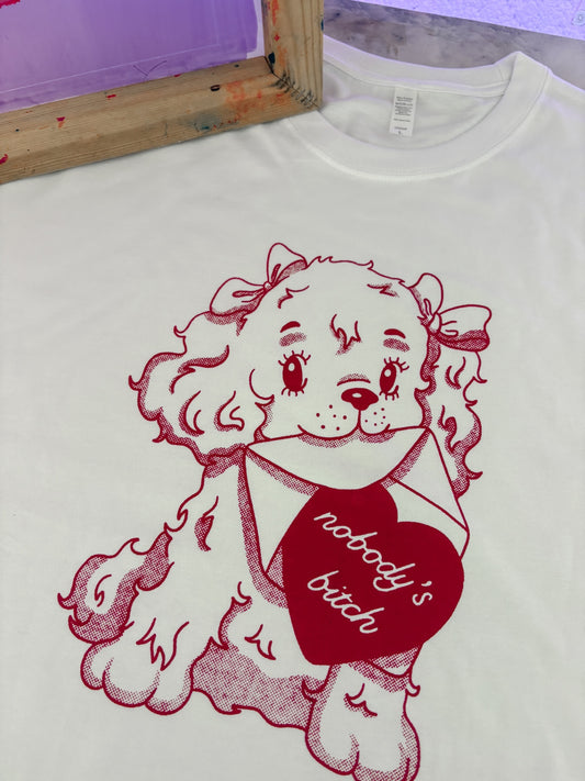 Nobody's Bitch Dog T-Shirt - LARGE