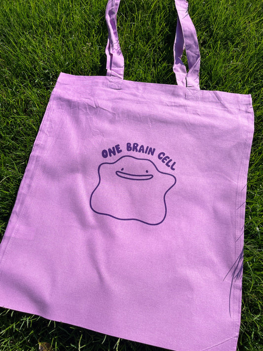 PURPLE DITTO POKEMON TOTE BAG