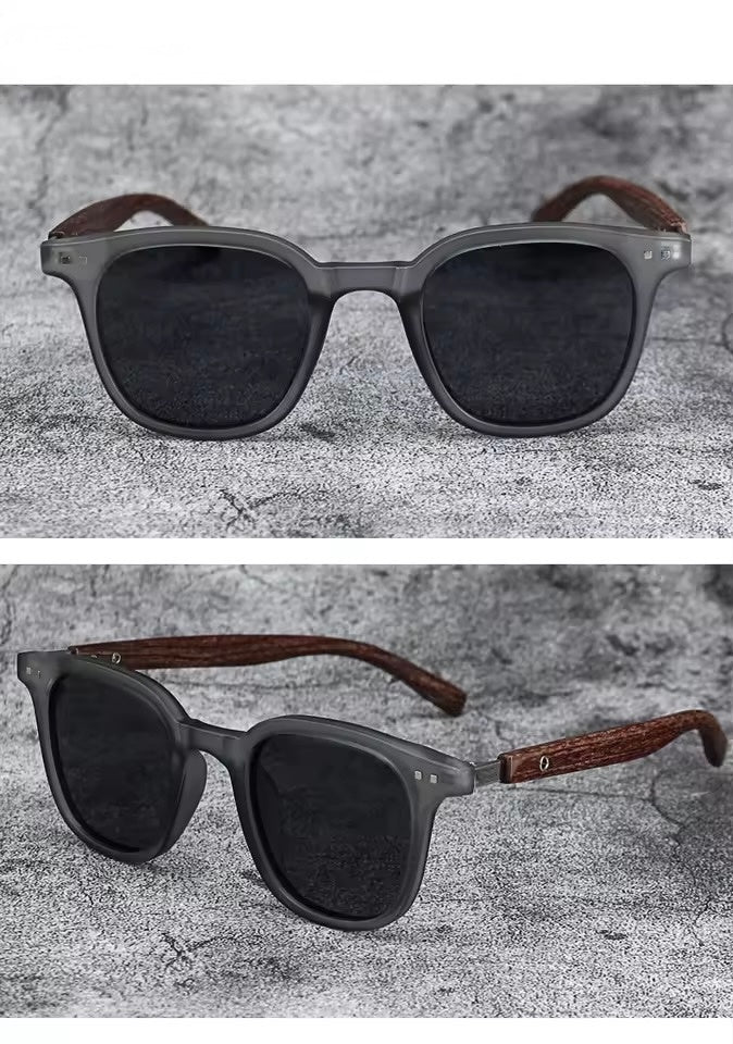 Ray Wood Sunglasses Matte Grey
