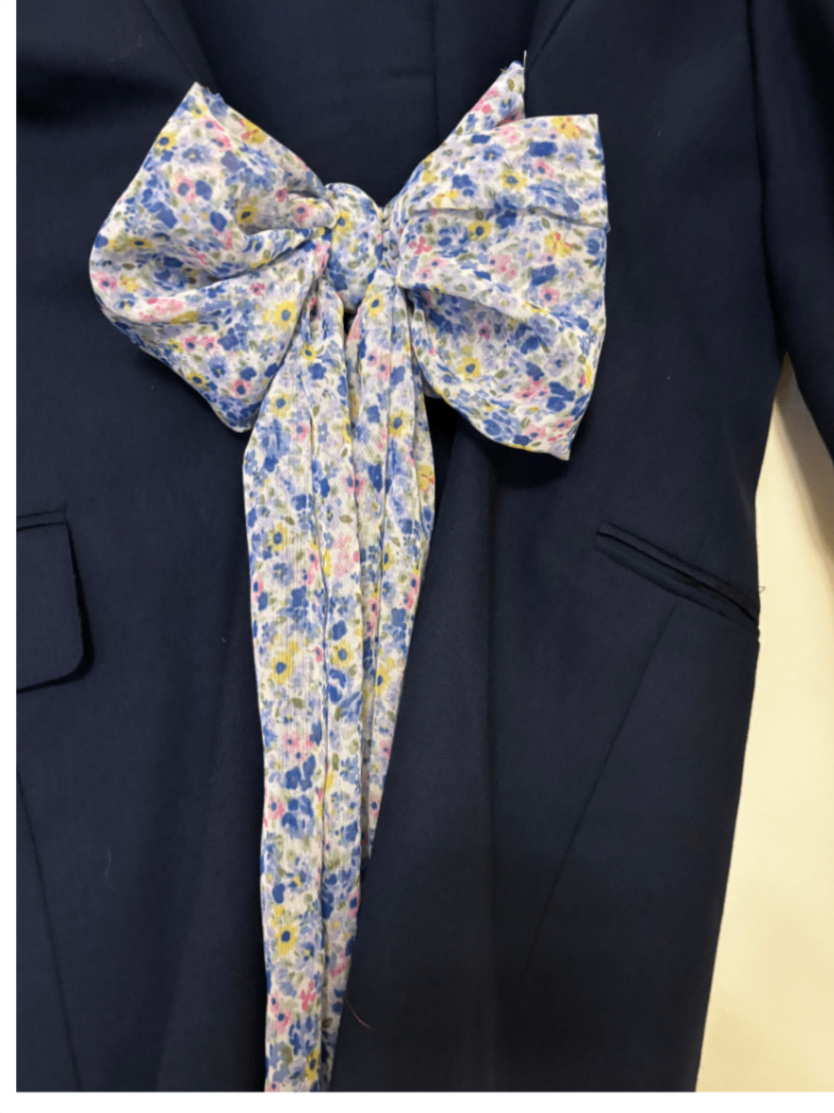 Dolly bow blazer waist tie 