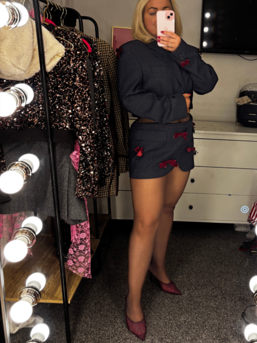 Harriett bow skirt set 