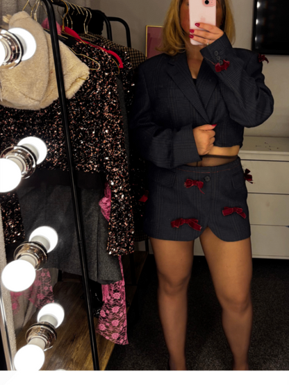 Harriett bow skirt set 