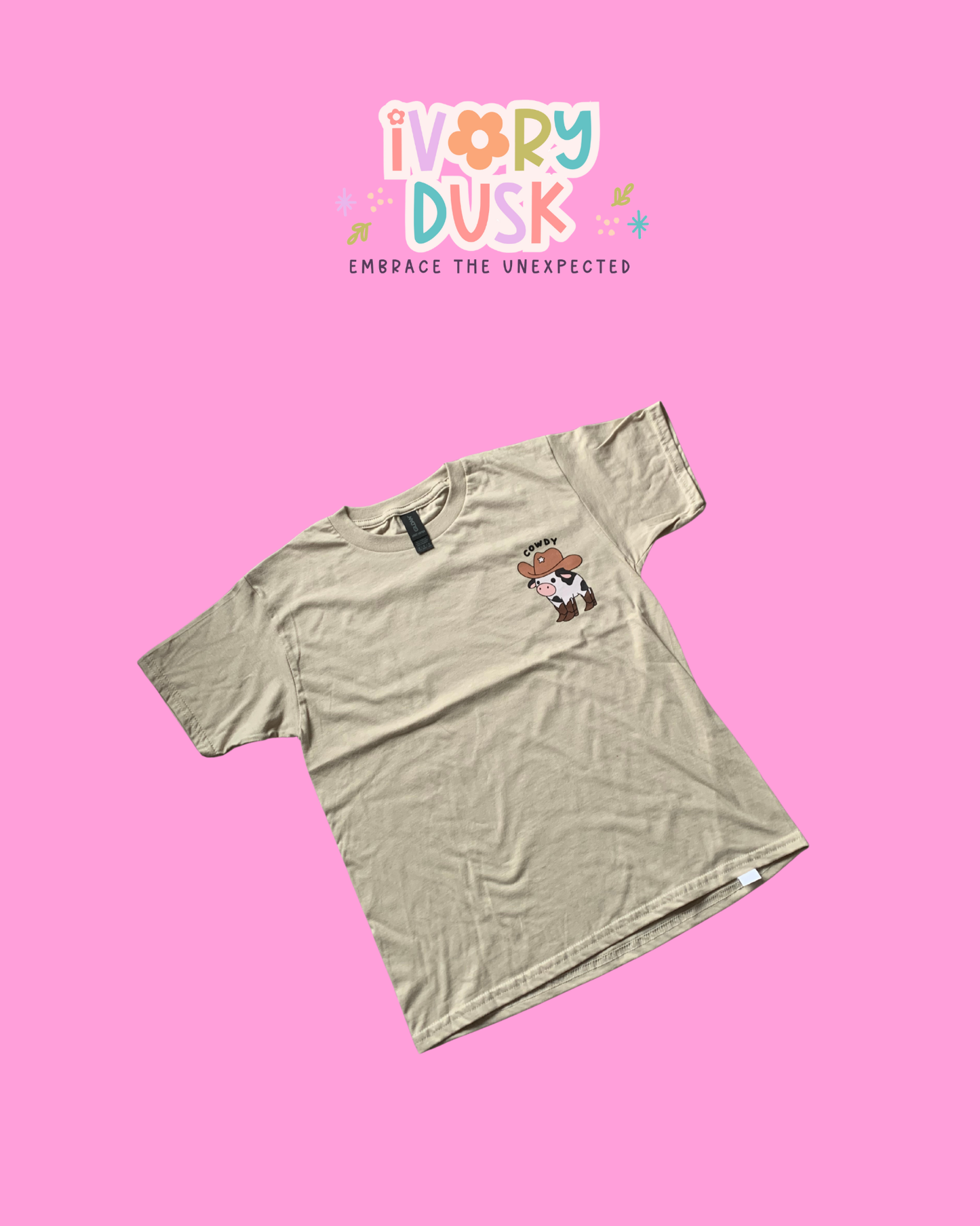 Cowdy kids matching tshirt size M