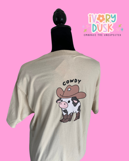 Cowdy tshirt size XL