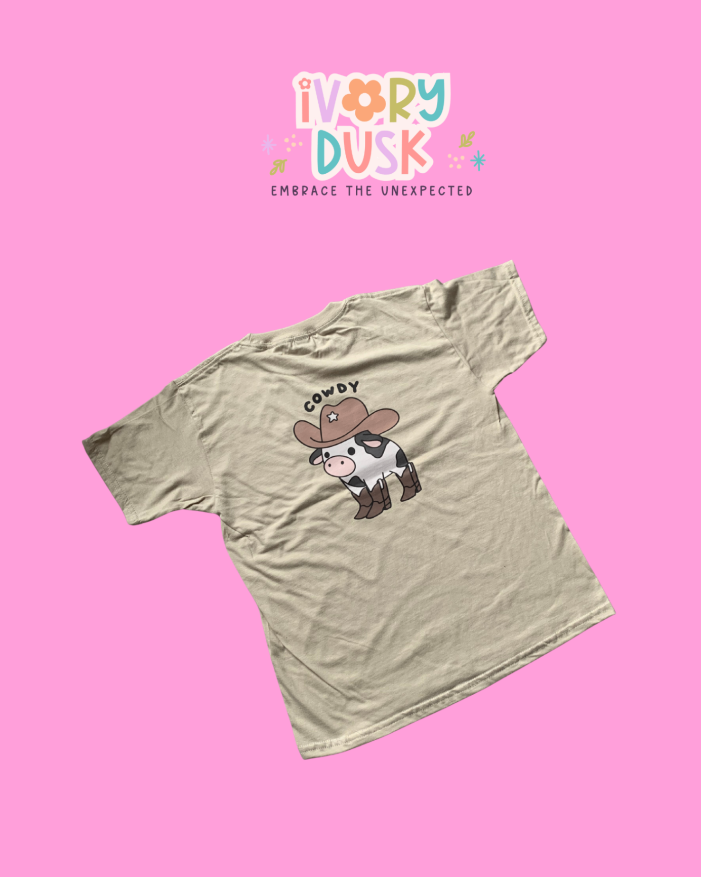 Cowdy kids matching tshirt size M