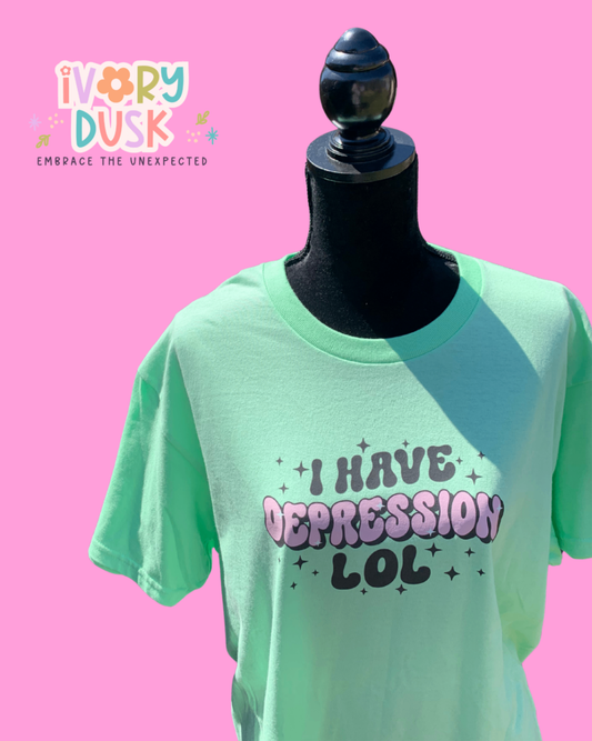 Depression LOL tshirt size L