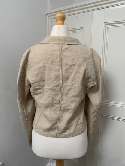cream blazer jacket
