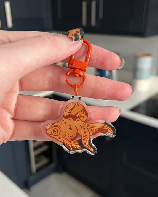 Goldfish Keyring