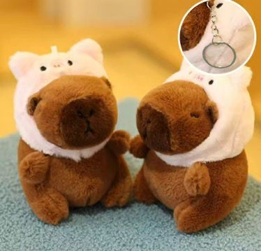 Capybara Pig Plush Bag Charm