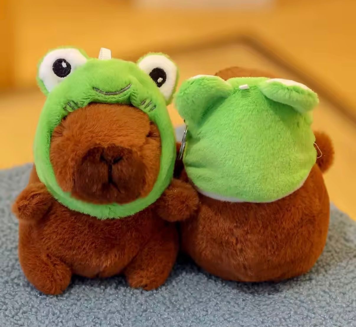 Capybara Frog Plush Bag Charm