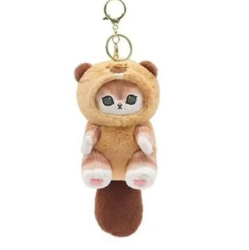 Mofusand raccoon bag charm