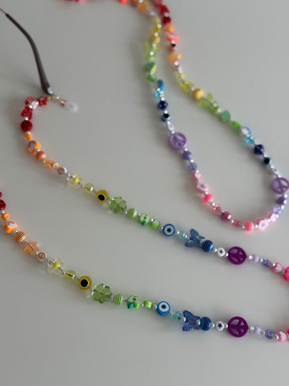 Tropical summer sunglasses strap 