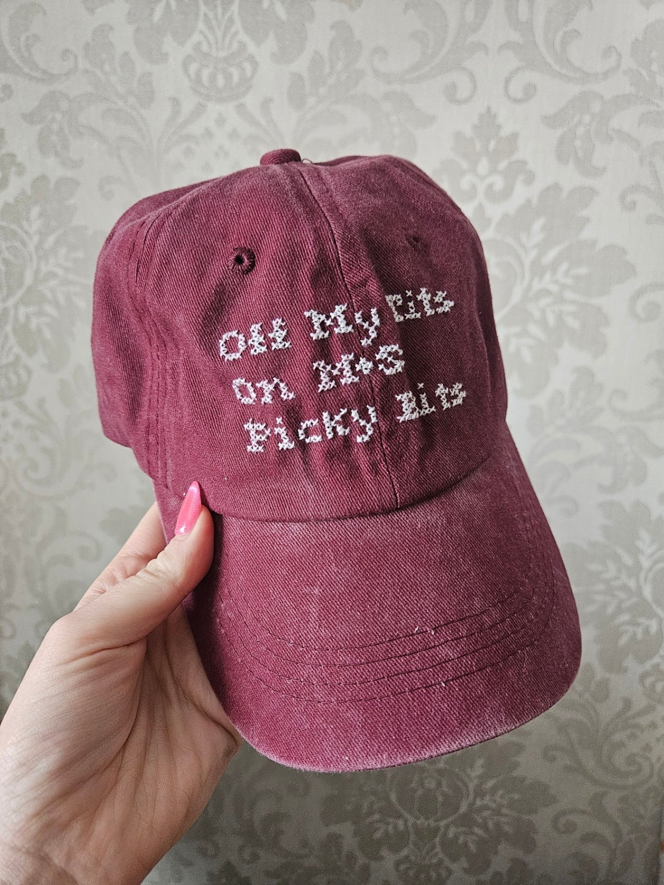 Off my tits on M&S picky bits cap