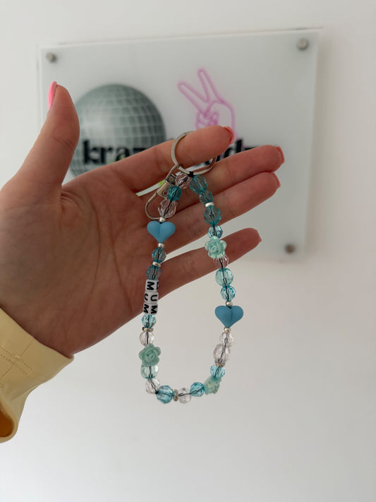 Mother’s Day Keyring - blue 