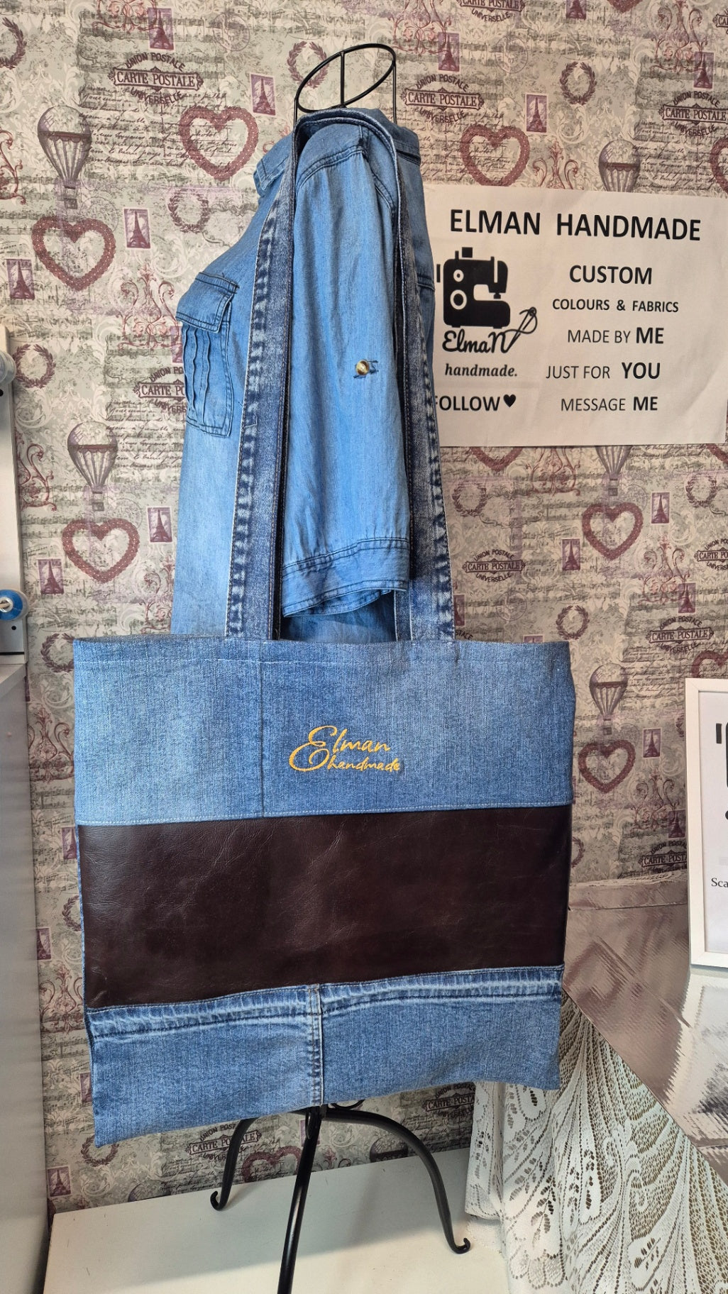 Denim Tote