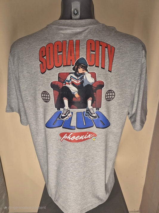 Social City Club. Chill chair. Grey M 