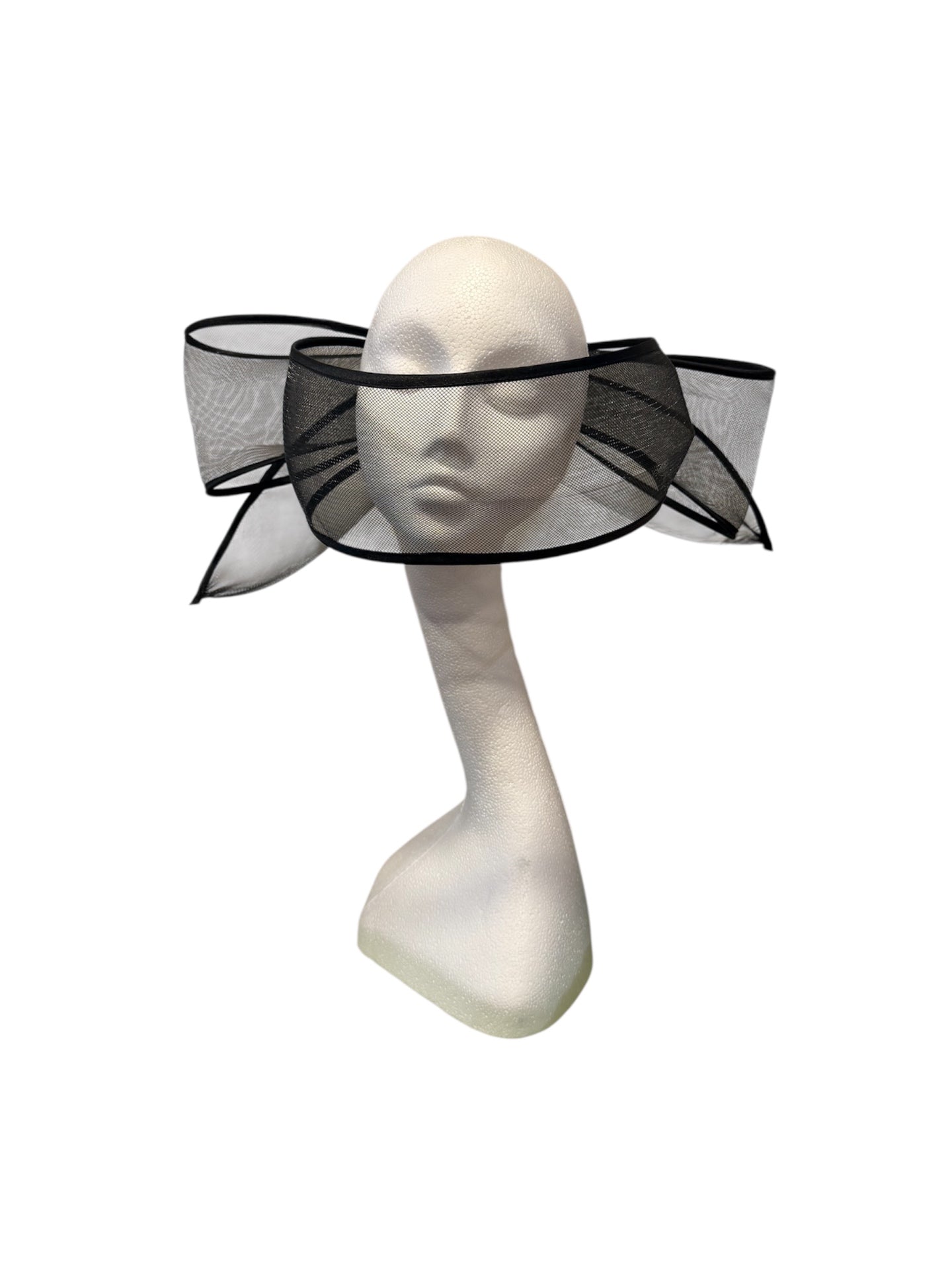 Black Moonrise Halo Fascinator Headpiece