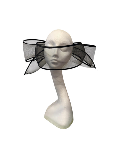 Black Moonrise Halo Fascinator Headpiece