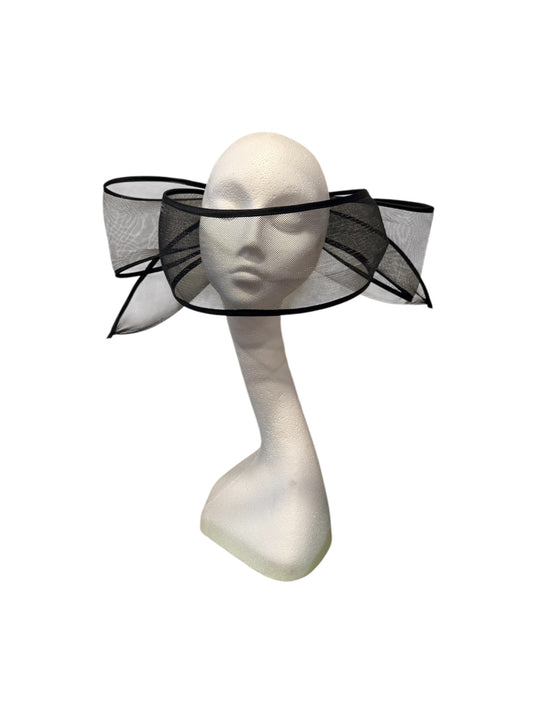 Black Moonrise Halo Fascinator Headpiece