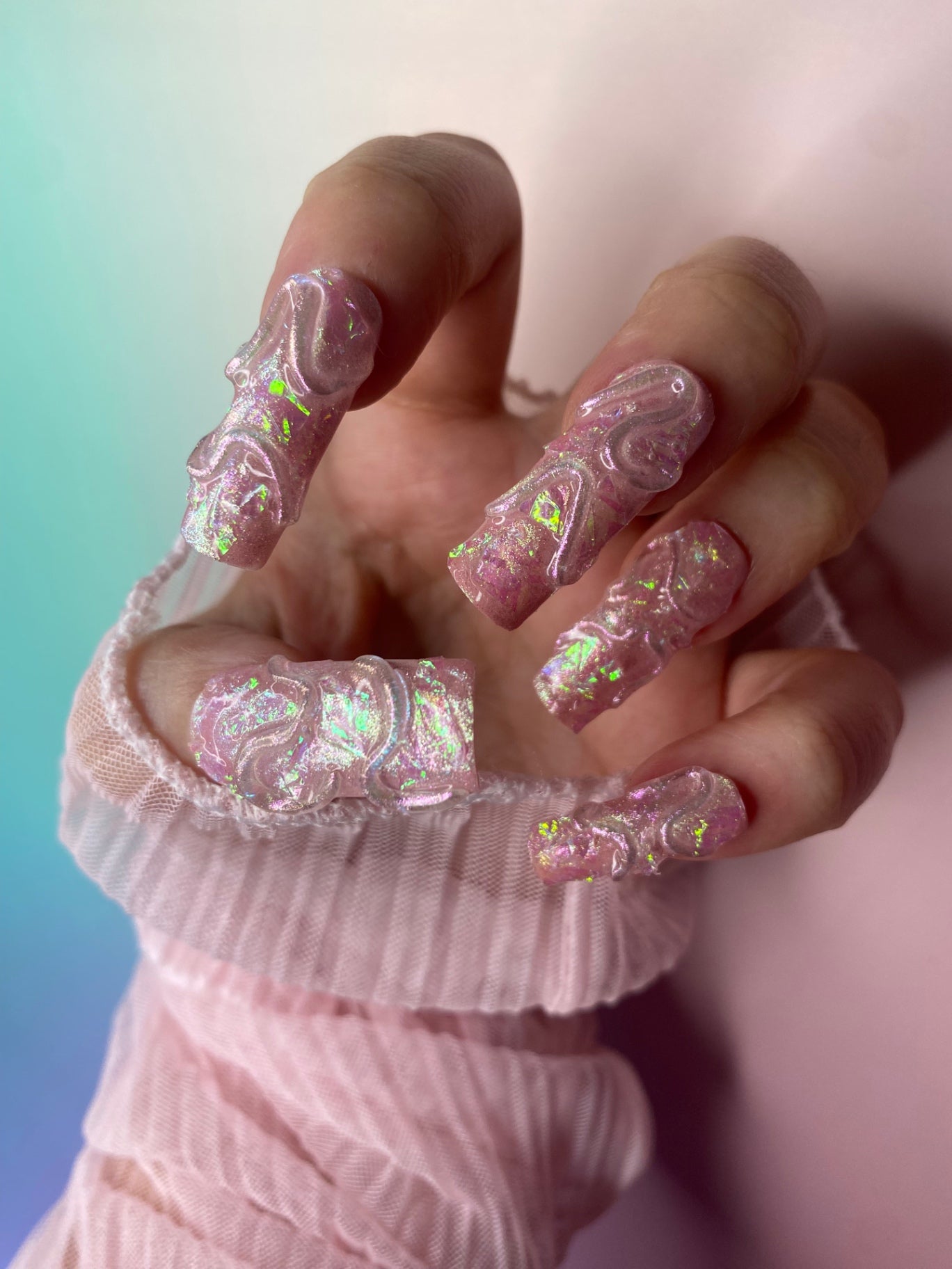 Iridescent Swirls