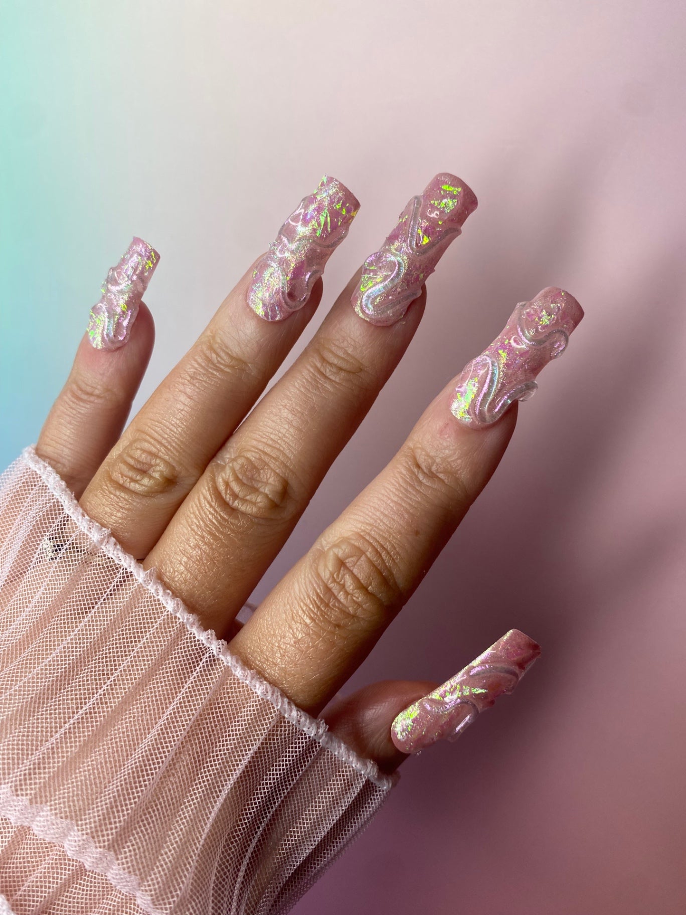 Iridescent Swirls
