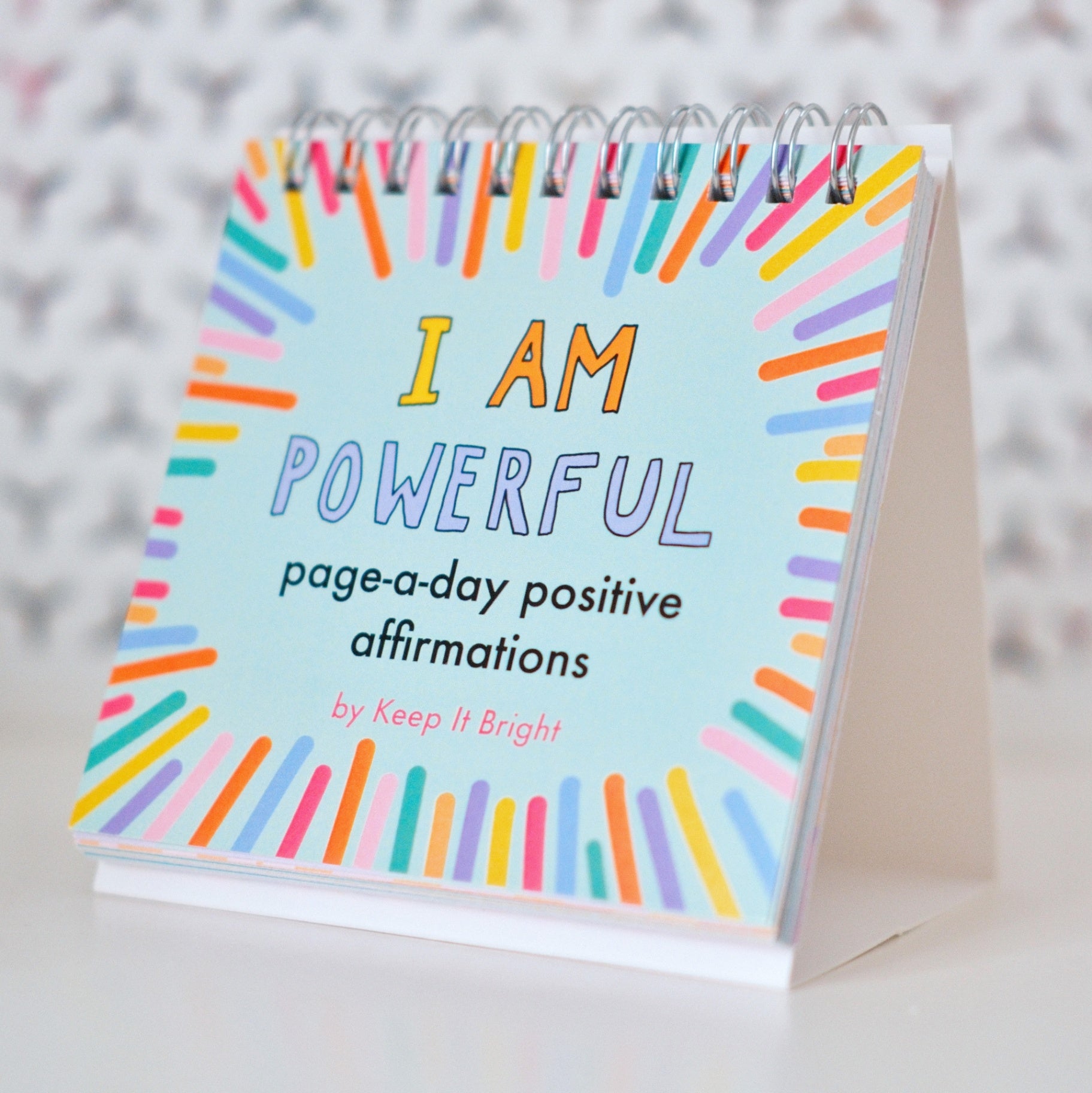 Daily affirmations easel