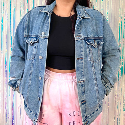 the Speak Up, Stand up denim jacket