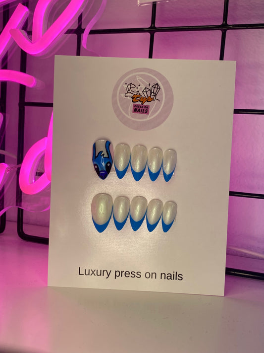 Hand Painted Stitch Nails