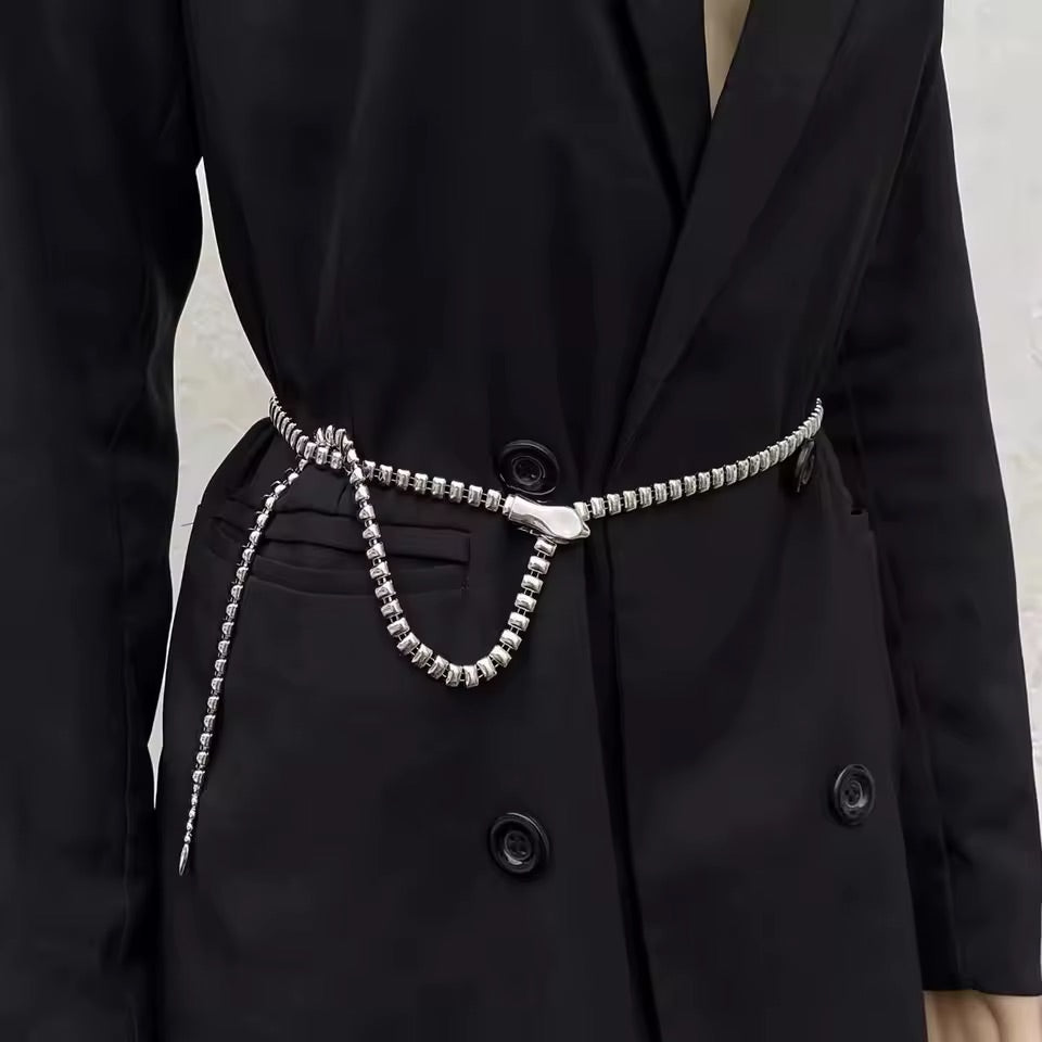 Silver Snake Belt