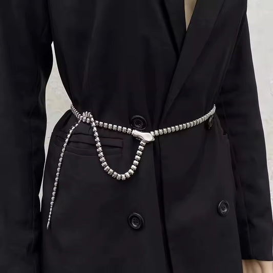 Silver Snake Belt