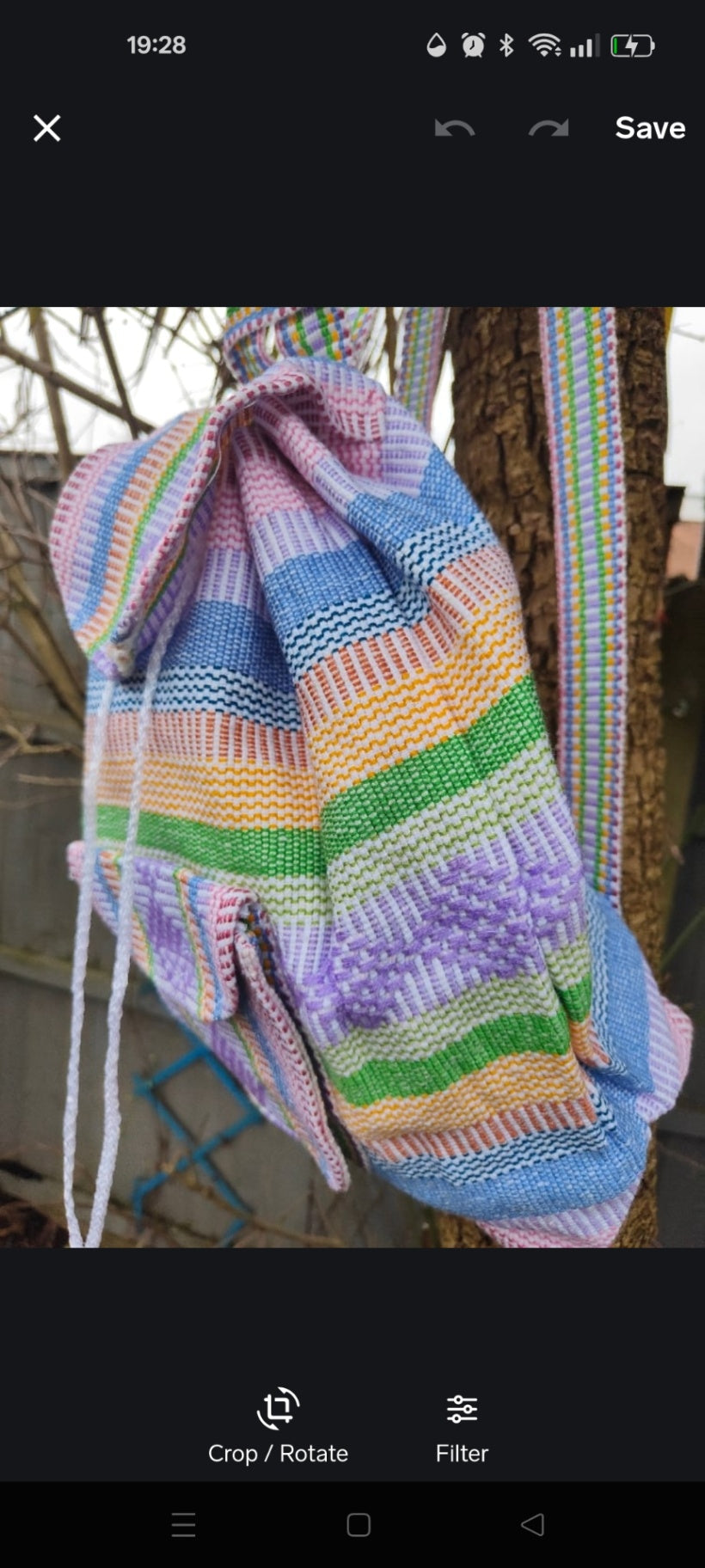 Malia mexican Baja backpack - pastels