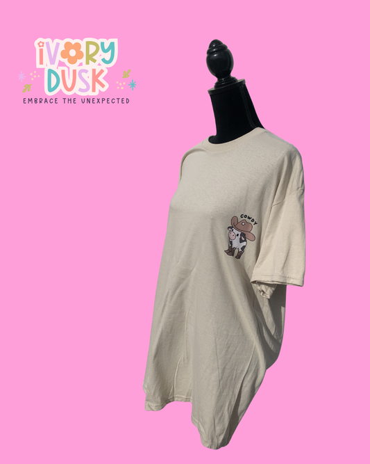 Cowdy tshirt size XL