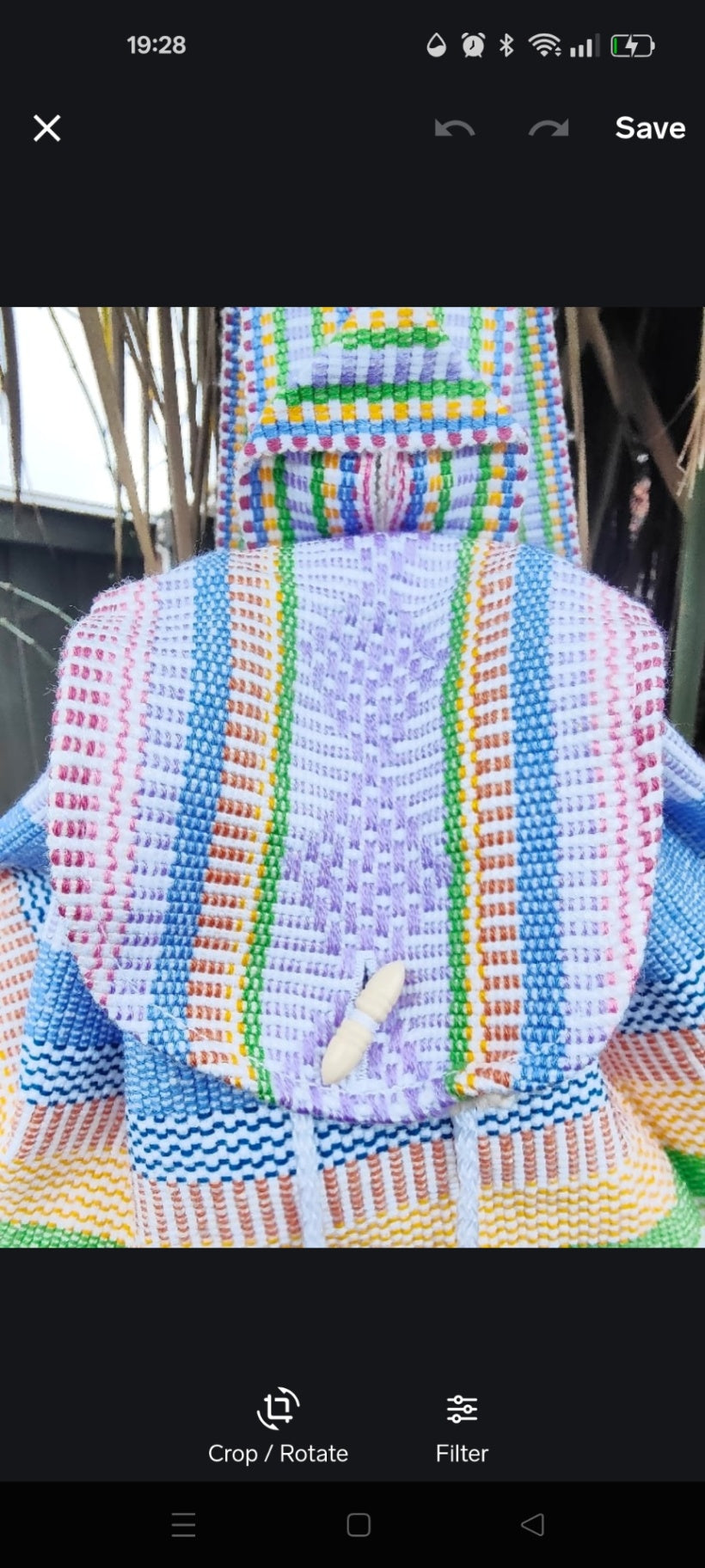 Malia mexican Baja backpack - pastels
