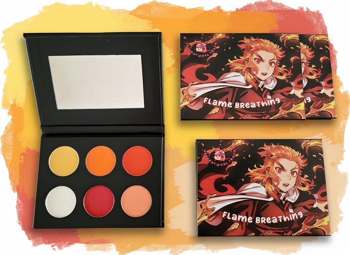 Demon Slayer Rengoku Kyojuro Flame Breathing Eyeshadow Palette
