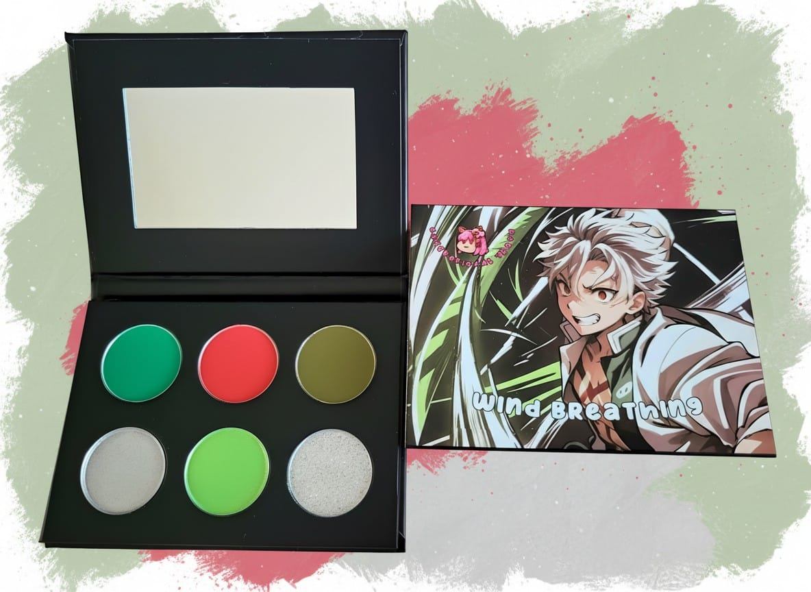 Demon Slayer Sanemi Shinazugawa Wind Breathing Eyeshadow Palette