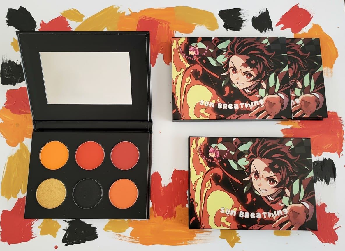 Demon Slayer Tanjiro Kamado Sun Breathing Eyeshadow Palette