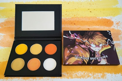 Demon Slayer Zenitsu Agatsuma Thunder Breathing Eyeshadow Palette