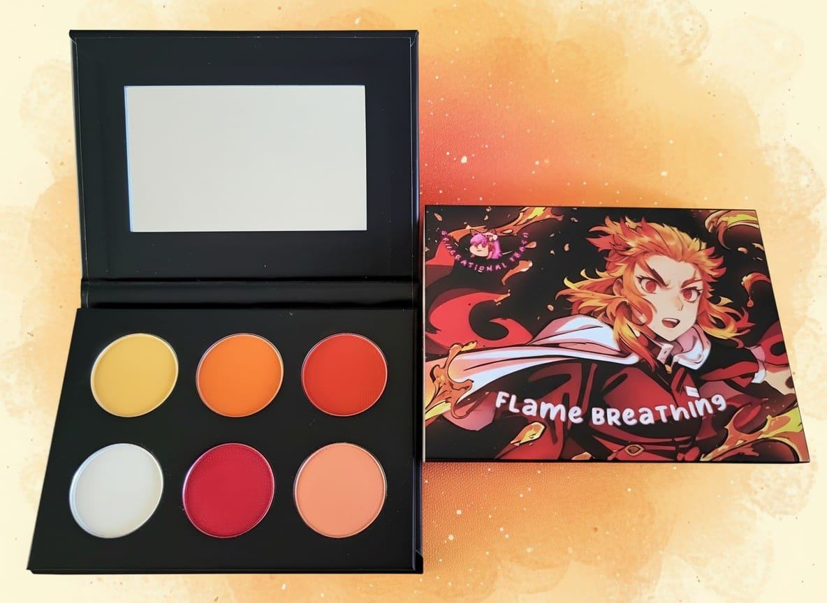 Demon Slayer Rengoku Kyojuro Flame Breathing Eyeshadow Palette