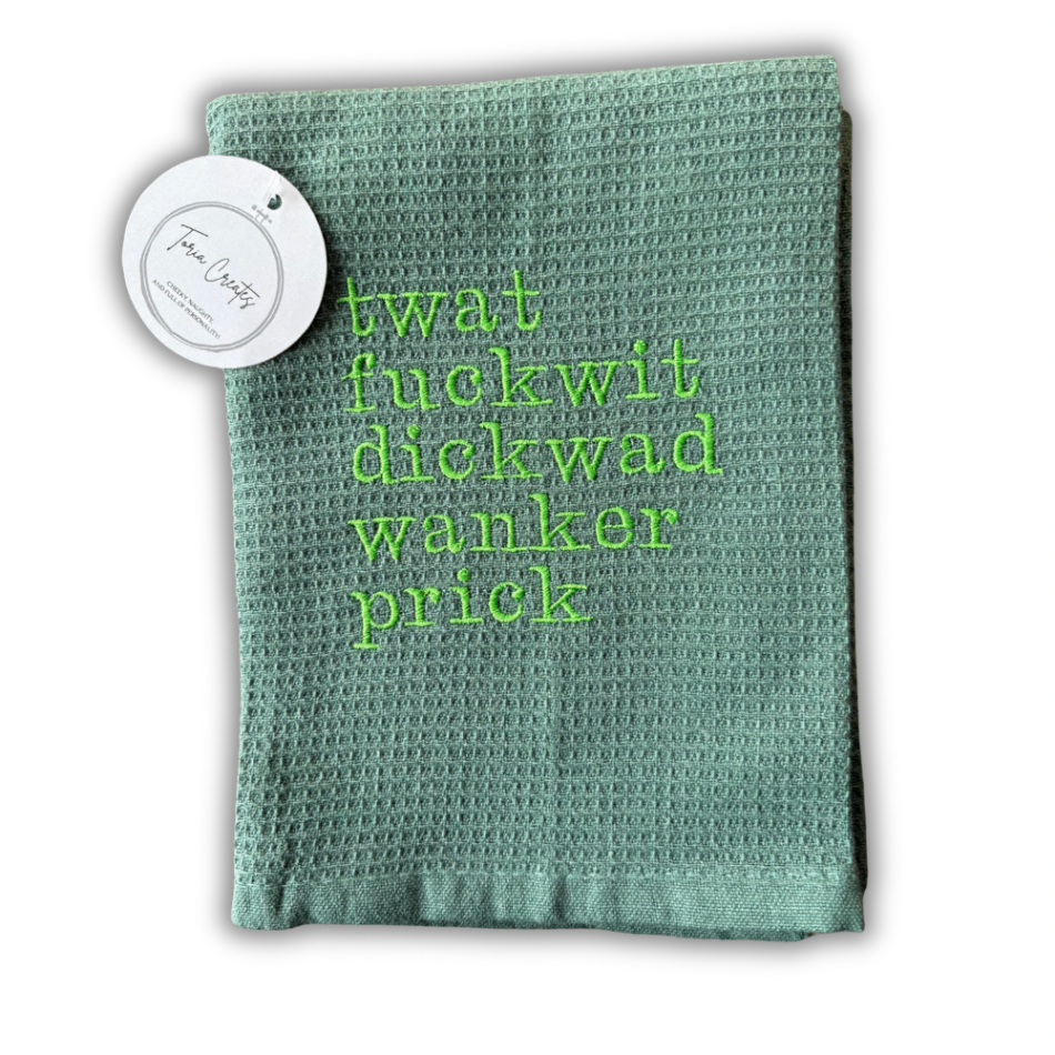 Sweary Tea Towel