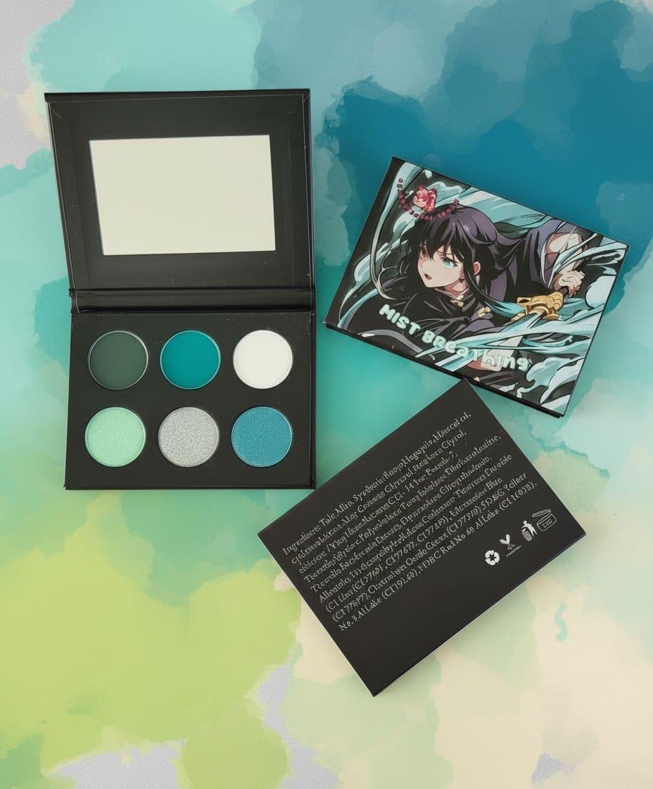 Demon Slayer Muichiro Tokito Inspired Mist Breathing Eyeshadow Palette