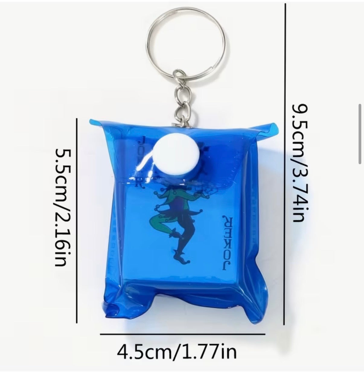 Mini Playing Cards Key Chain Pot Luck