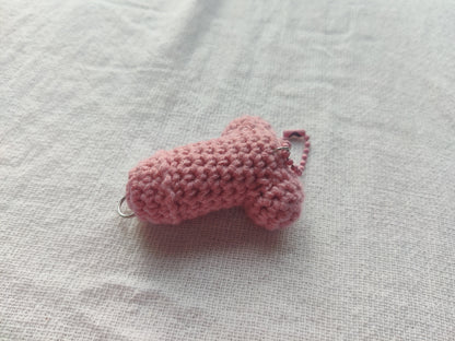 Crochet pink willy