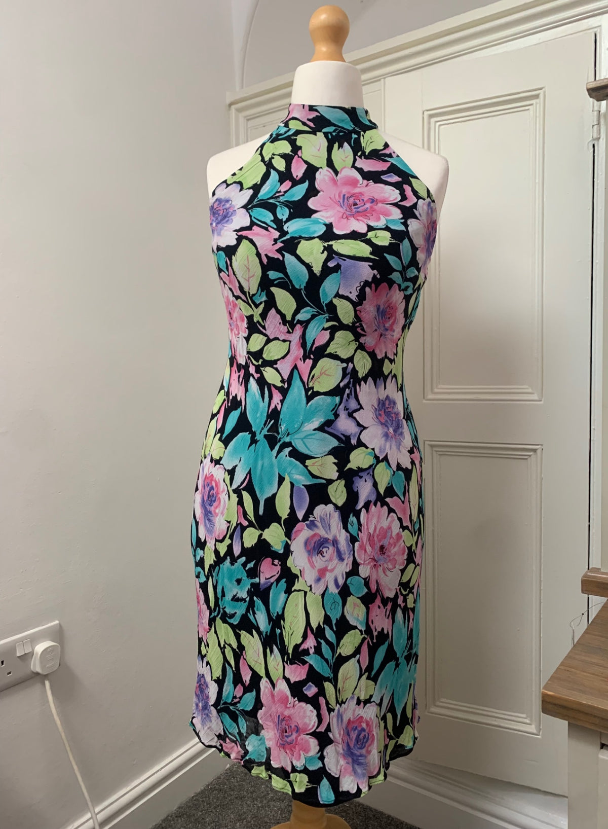 floral evan picone dress