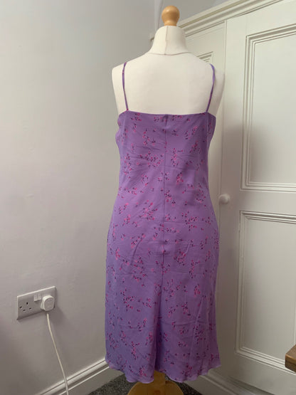 lilac floral dress