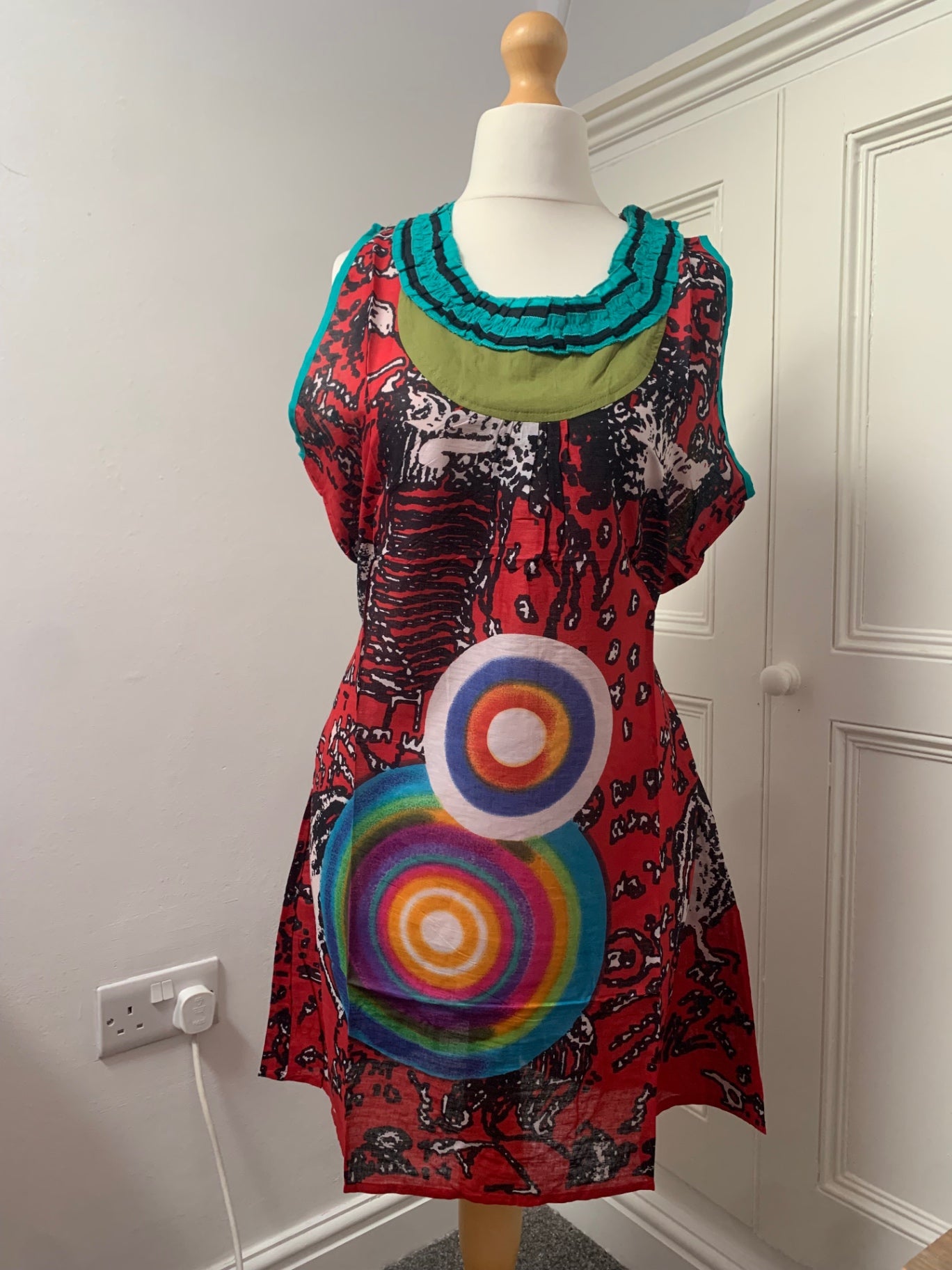 100% cotton beach dress 