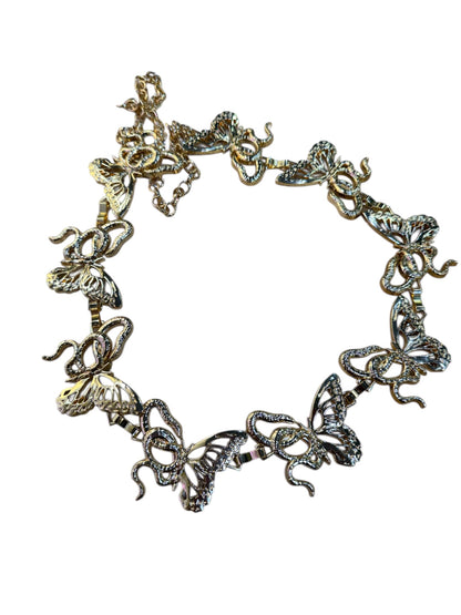 Gold Butterfly Snake Chain Belt
