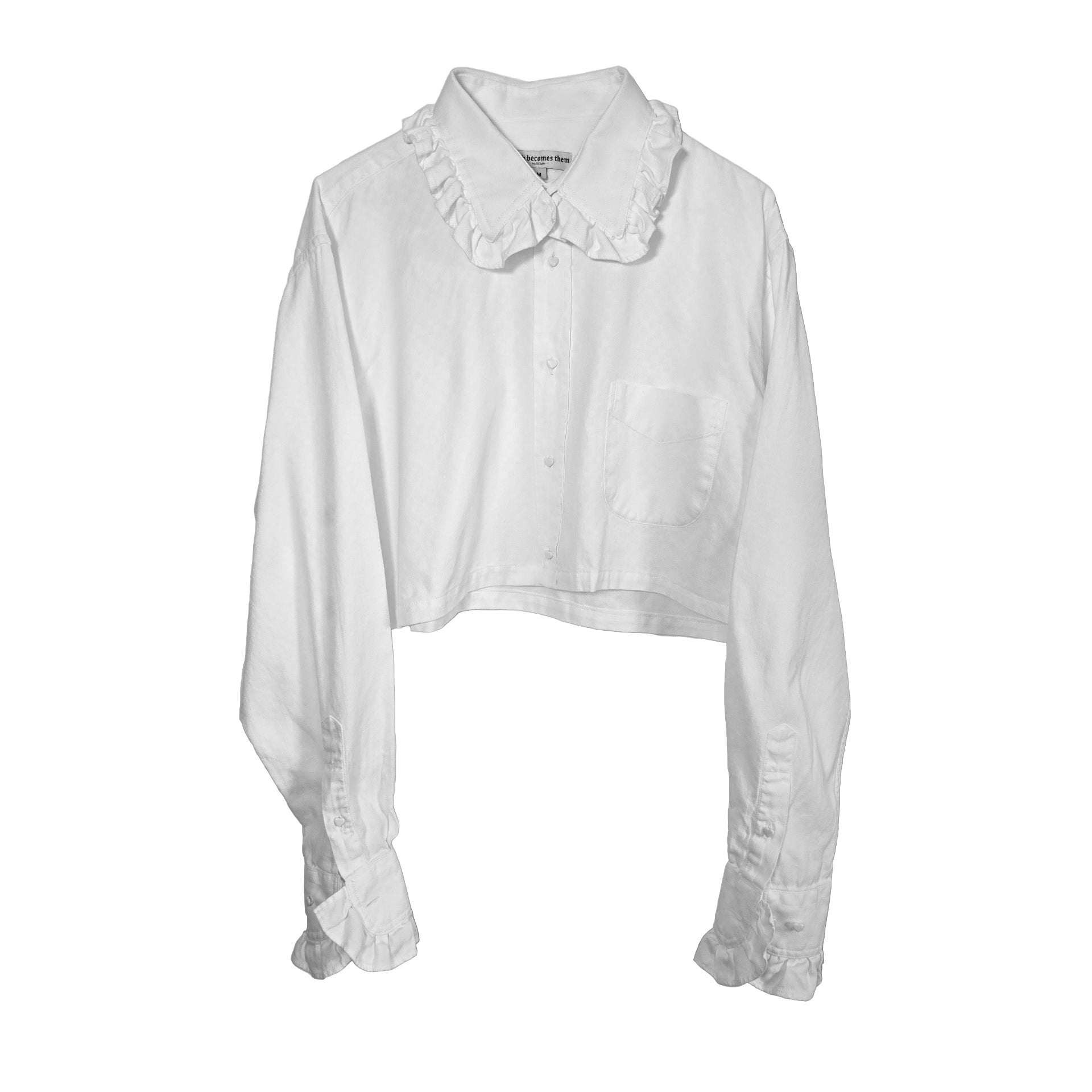 Premonition Shirt in textured White
