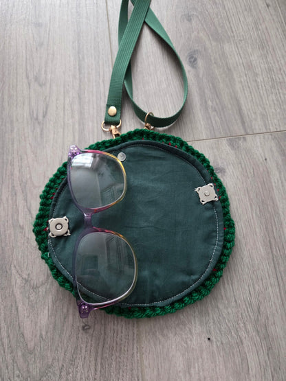Crochet glasses case