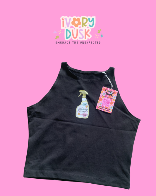 F*ckboy repellent cropped vest 